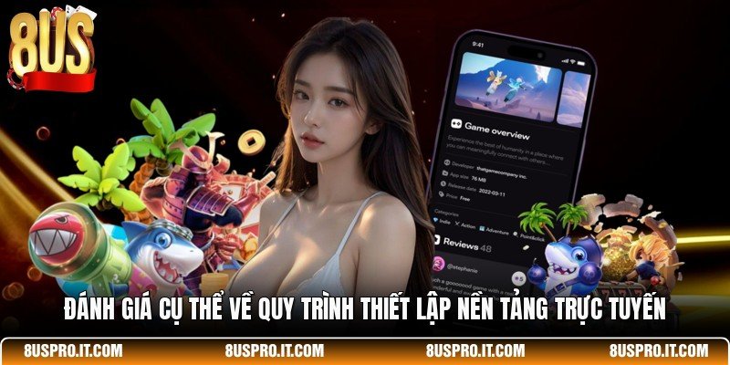 Đánh giá cụ thể về quy trình thiết lập nền tảng trực tuyến